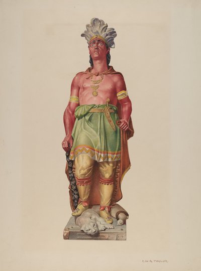 Cigar Store Indian by Robert W.R. Taylor