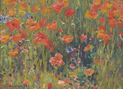 Poppies by Robert William Vonnoh