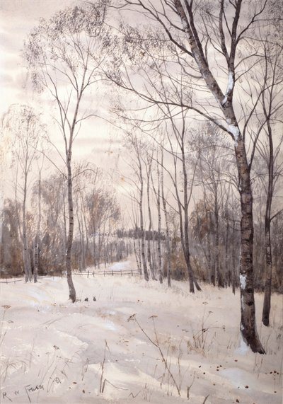 The Winter Woodland by Robert Winchester Fraser