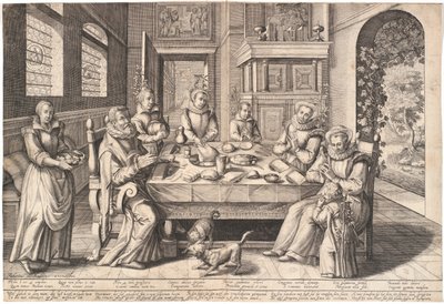 The Table Prayer by Robert de Baudous