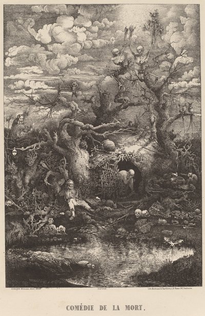 Comedy of Death by Rodolphe Bresdin