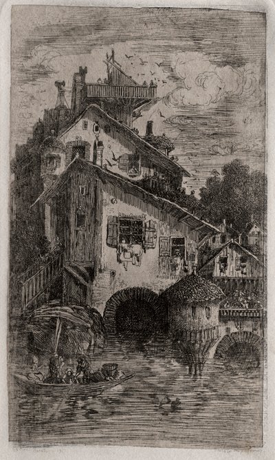 The Mill by Rodolphe Bresdin