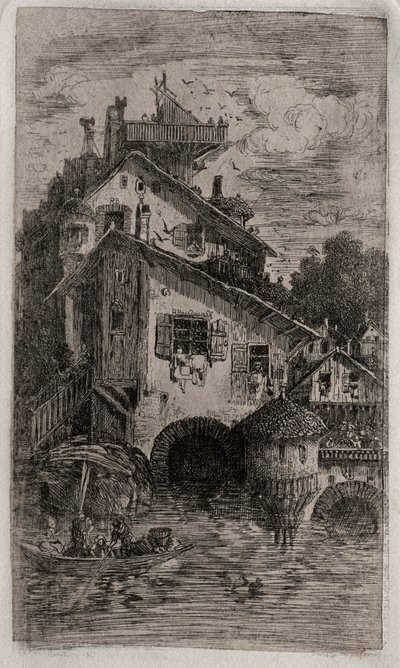 The Mill by Rodolphe Bresdin