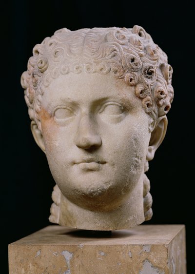 Head of Agrippina the Younger by Roman