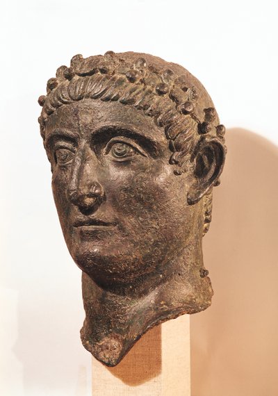 Head of Constantine the Great (c.274-337) by Roman