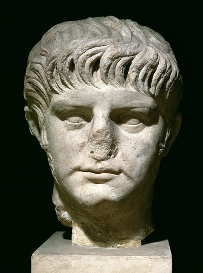 Head of Nero by Roman