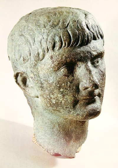 Head of Tiberius (42 BC-AD 37) by Roman