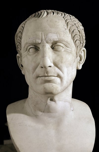 Bust of Julius Caesar by Roman Roman