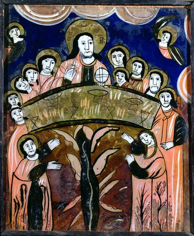 The Last Supper, 12th century by Romanian School