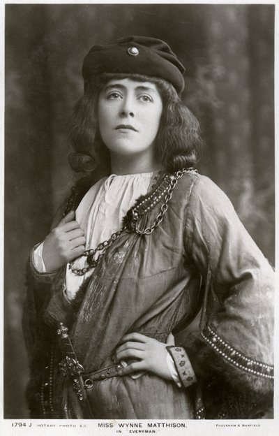 Edith Wynne Matthison, British Actress, c1907 by Rotary Photo