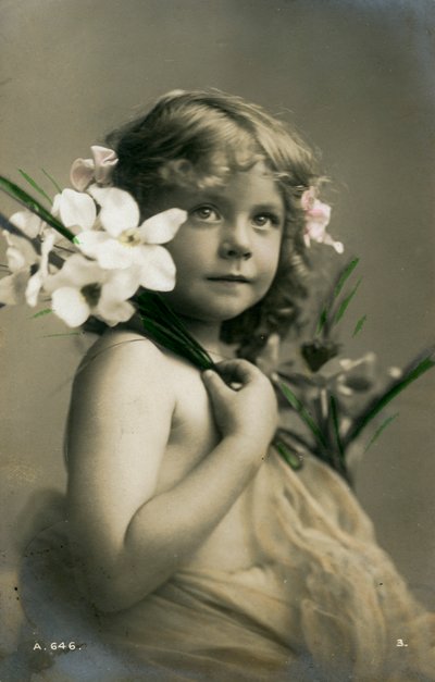 Girl, c1911 by Rotary Photo