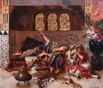 In the Harem by Rudolphe Ernst