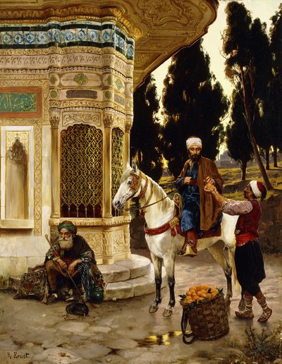 Outside the Palace by Rudolphe Ernst