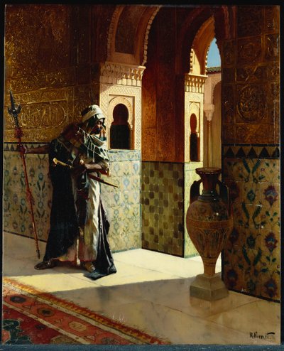 The Moorish Guard, the Alhambra by Rudolphe Ernst