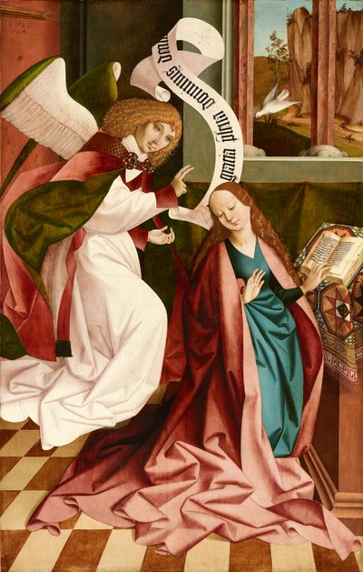 Annunciation to Mary by Rueland Frueauf d. Ä.