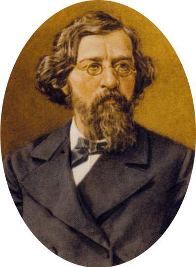 Nikolay Gavrilovich Chernychevsky by Russian School