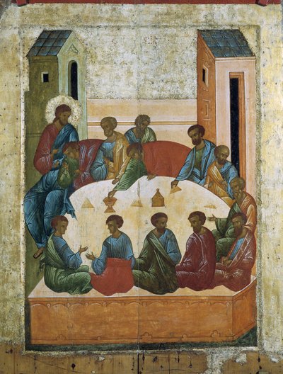 The Last Supper by Russian icon.