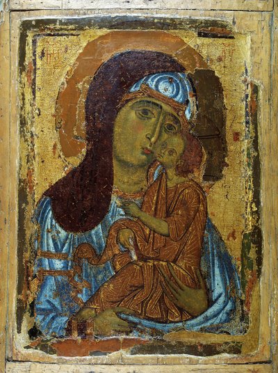 The Virgin Eleusa by Russian icon.