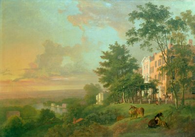 A View from the Terrace, Richmond Hill by S. Gilpin