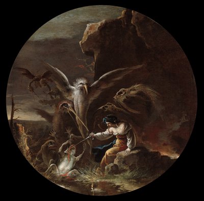 Scenes of Witchcraft by Salvator Rosa