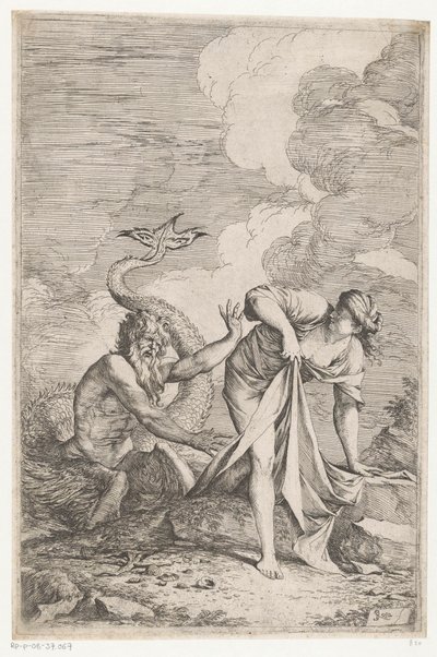 Scylla Fleeing from Glaucus by Salvator Rosa