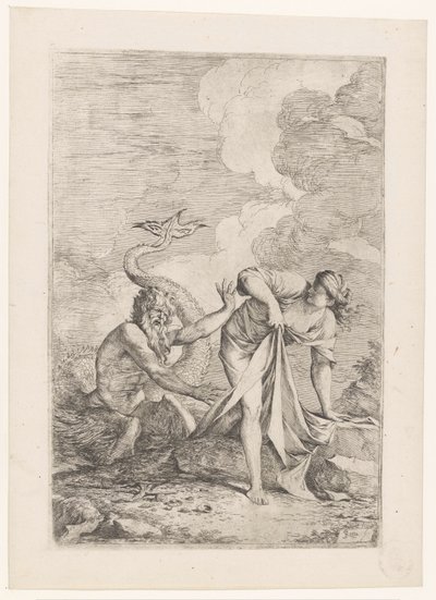 Scylla Fleeing from Glaucus by Salvator Rosa