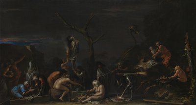 Witches at Their Incantations by Salvatore Rosa