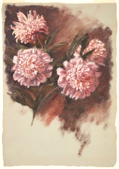 Red Peonies by Samuel Colman