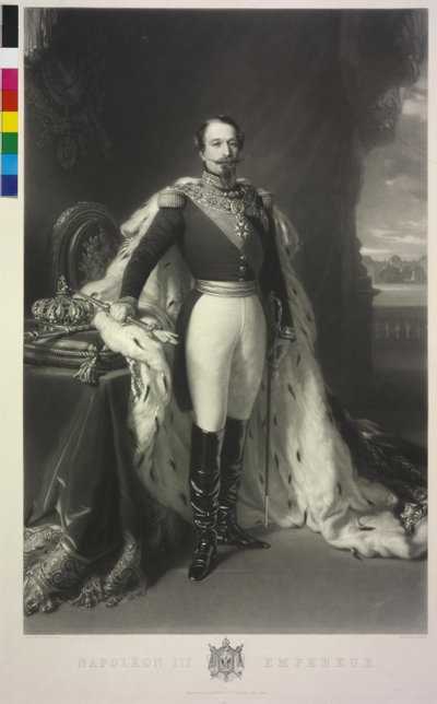 Emperor Napoleon III of the French by Samuel Cousins