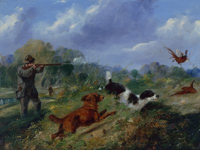 Pheasant Shooting by Samuel Henry Alken