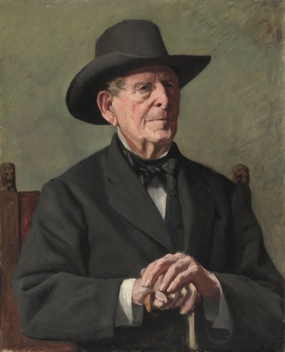 Portrait of an Old Sea Captain by Samuel Isham