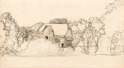 An Ancient Barn at Shoreham by Samuel Palmer