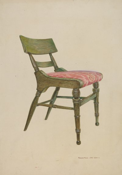 Samuel Chase Chair by Samuel W. Ford