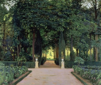 Gardens of Aranjuez by Santiago Rusiñol