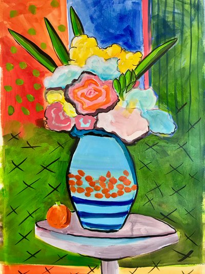 Vase of flowers by Sarah Thompson Engels