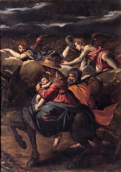The Flight into Egypt by Sigismondo Scarsellino