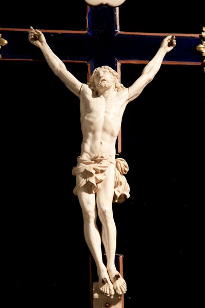 Ivory Crucifix by School French