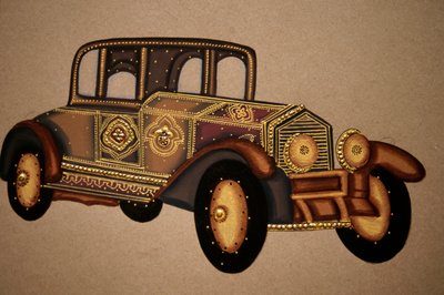Old Royal Car Pattern, India by School Indian