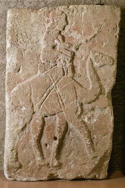 Relief with Dromedary Rider by School Syrian