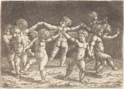 Dance of the Gods of Love by Sebald Beham