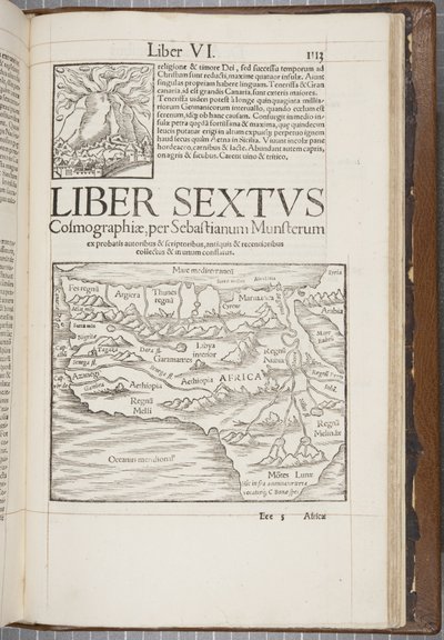 Cosmographia, Col 1113, 1544 by Sebastian Munster