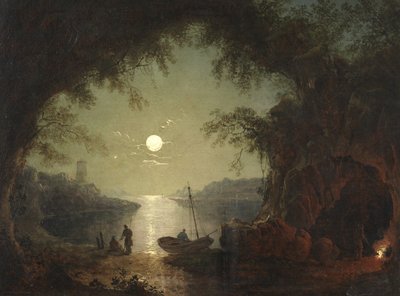 A Moonlit Cove by Sebastian Pether