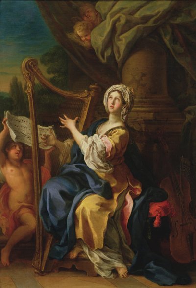 St. Cecilia, 1733 by Sebastiano Conca