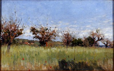 Wheat Field with Mulberry by Serafin Avendano