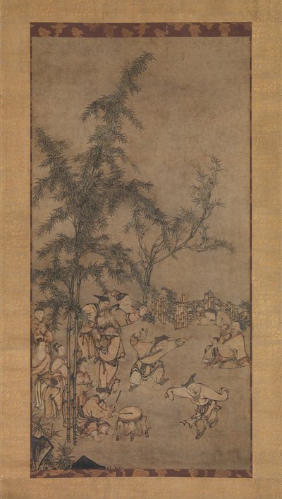 Seven Sages of the Bamboo Grove, 1550s by Sesson Shukei