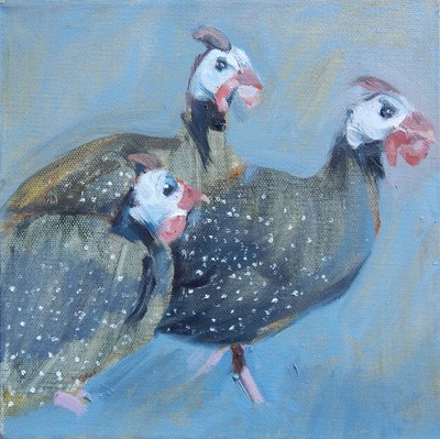 Guinea Fowl One by Sheri Gee