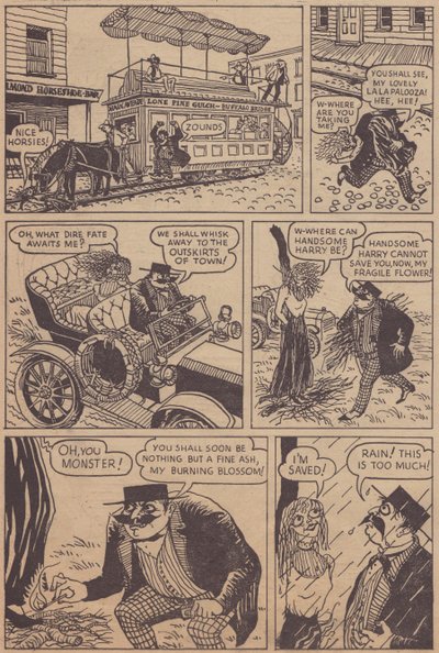 Desperate Desmond, Cartoon Strip by Shirley Markham