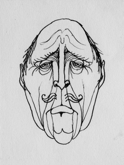 Grotesque Face, 1952 by Shirley Markham
