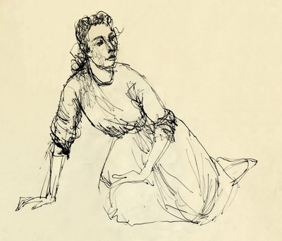 Seated Woman by Shirley Markham