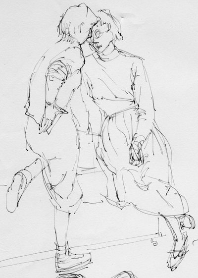 Two women by Shirley Markham